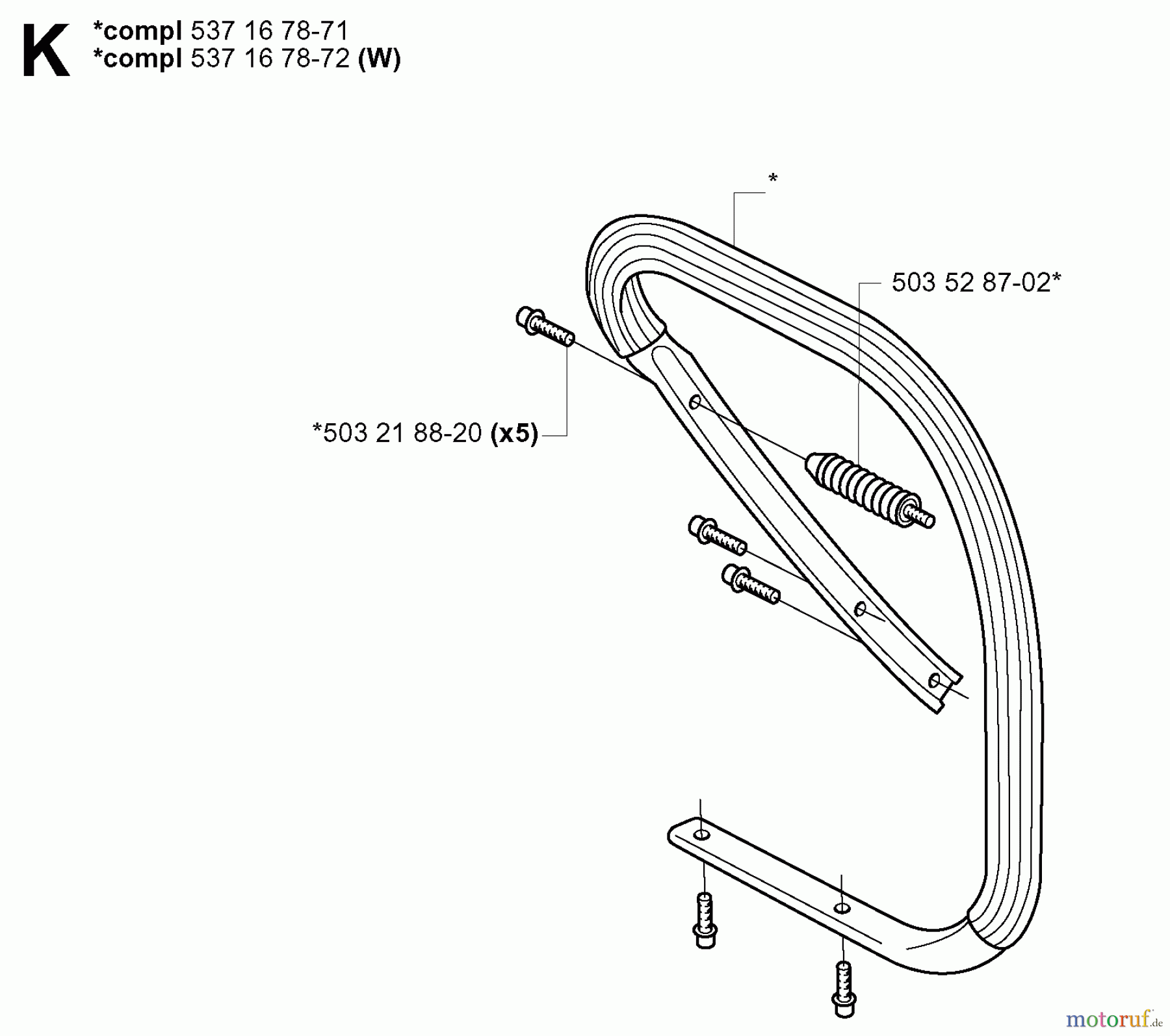 Jonsered Motorsägen CS2186 - Jonsered Chainsaw (2005-03) HANDLE #2