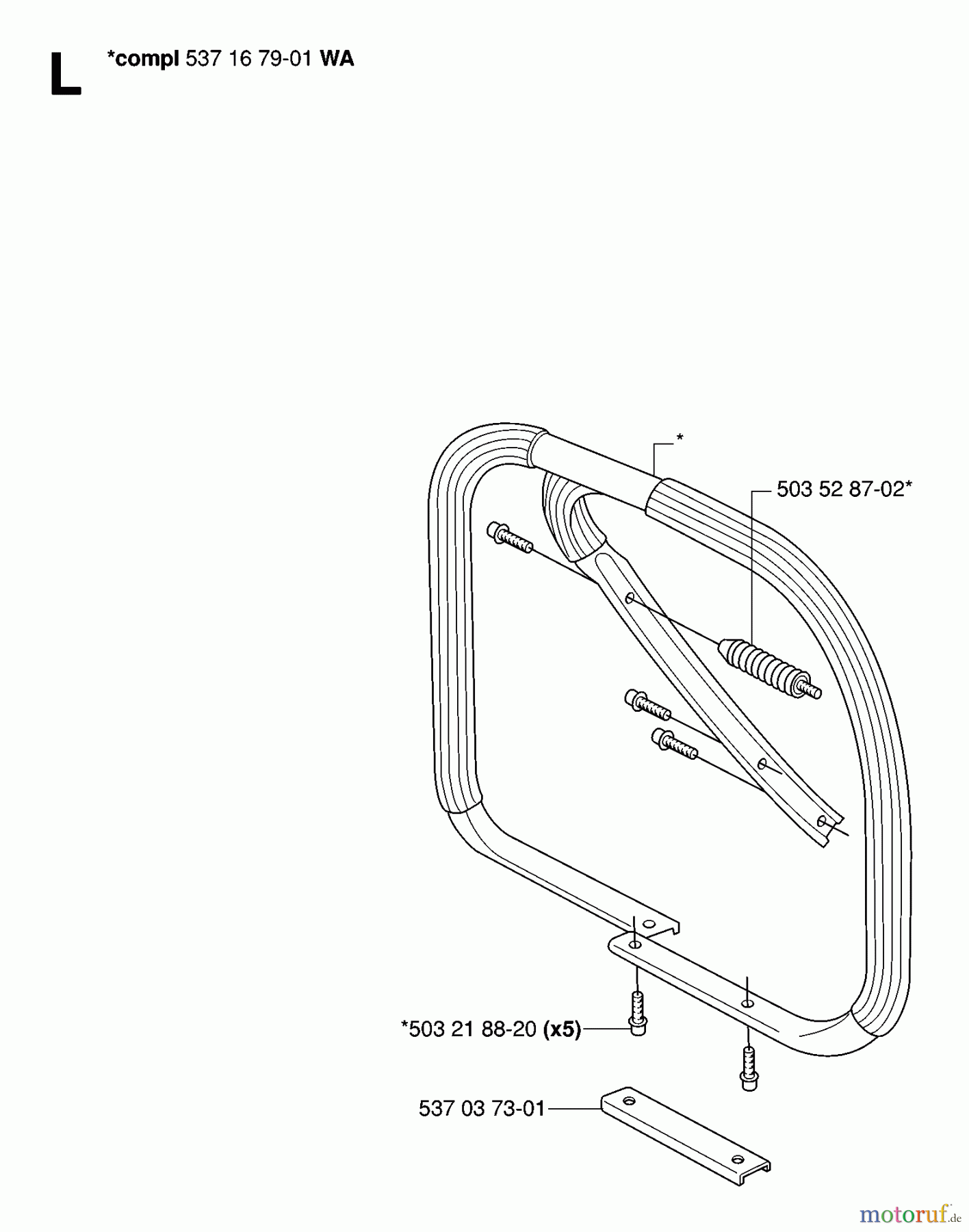 Jonsered Motorsägen CS2186 - Jonsered Chainsaw (2007-01) HANDLE #1