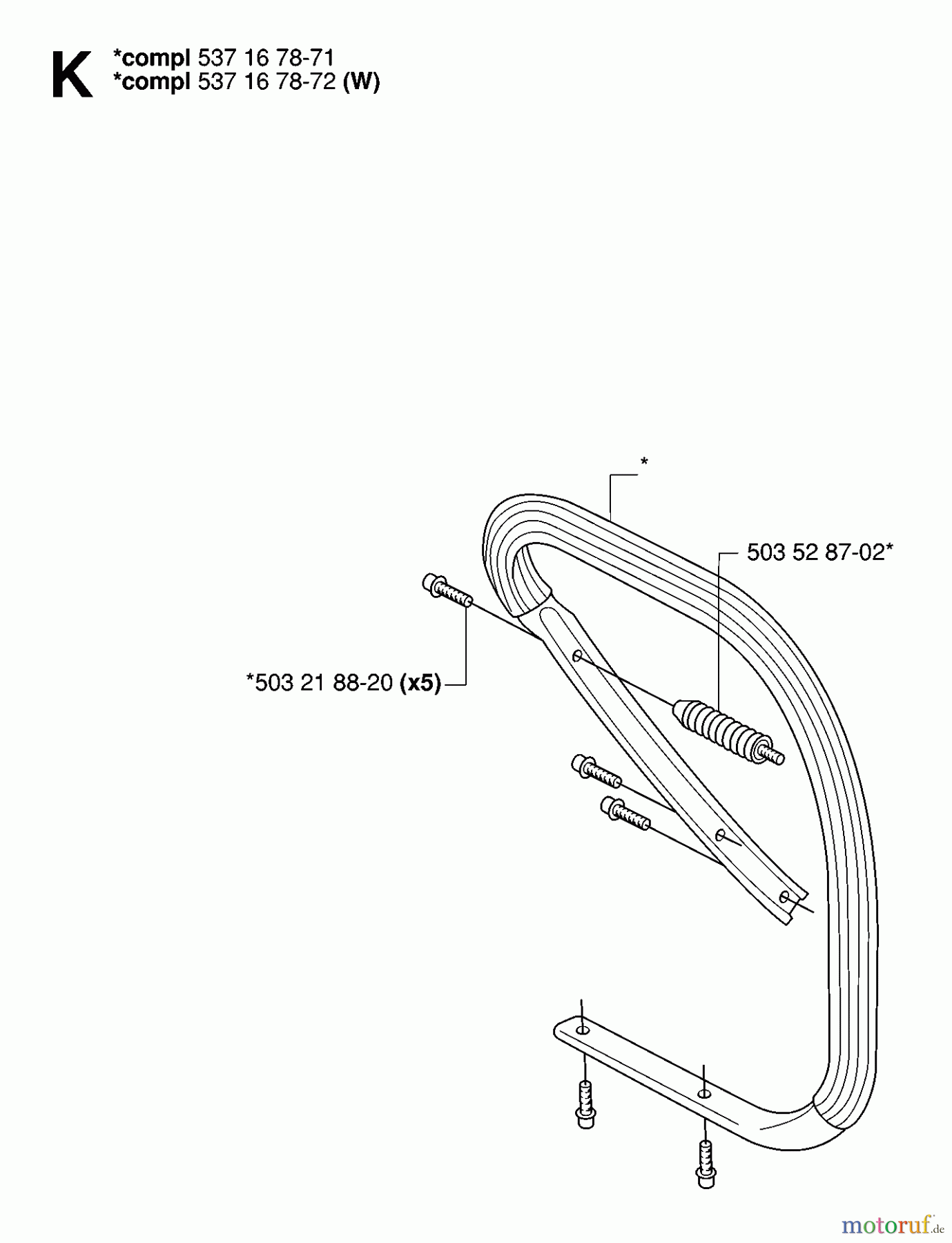 Jonsered Motorsägen CS2186 - Jonsered Chainsaw (2007-01) HANDLE #2
