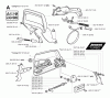Jonsered CS2186 EPA - Chainsaw (2005-03) Ersatzteile CHAIN BRAKE #1