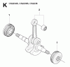 Jonsered CS2238 - Chainsaw (2009-01) Ersatzteile CRANKSHAFT