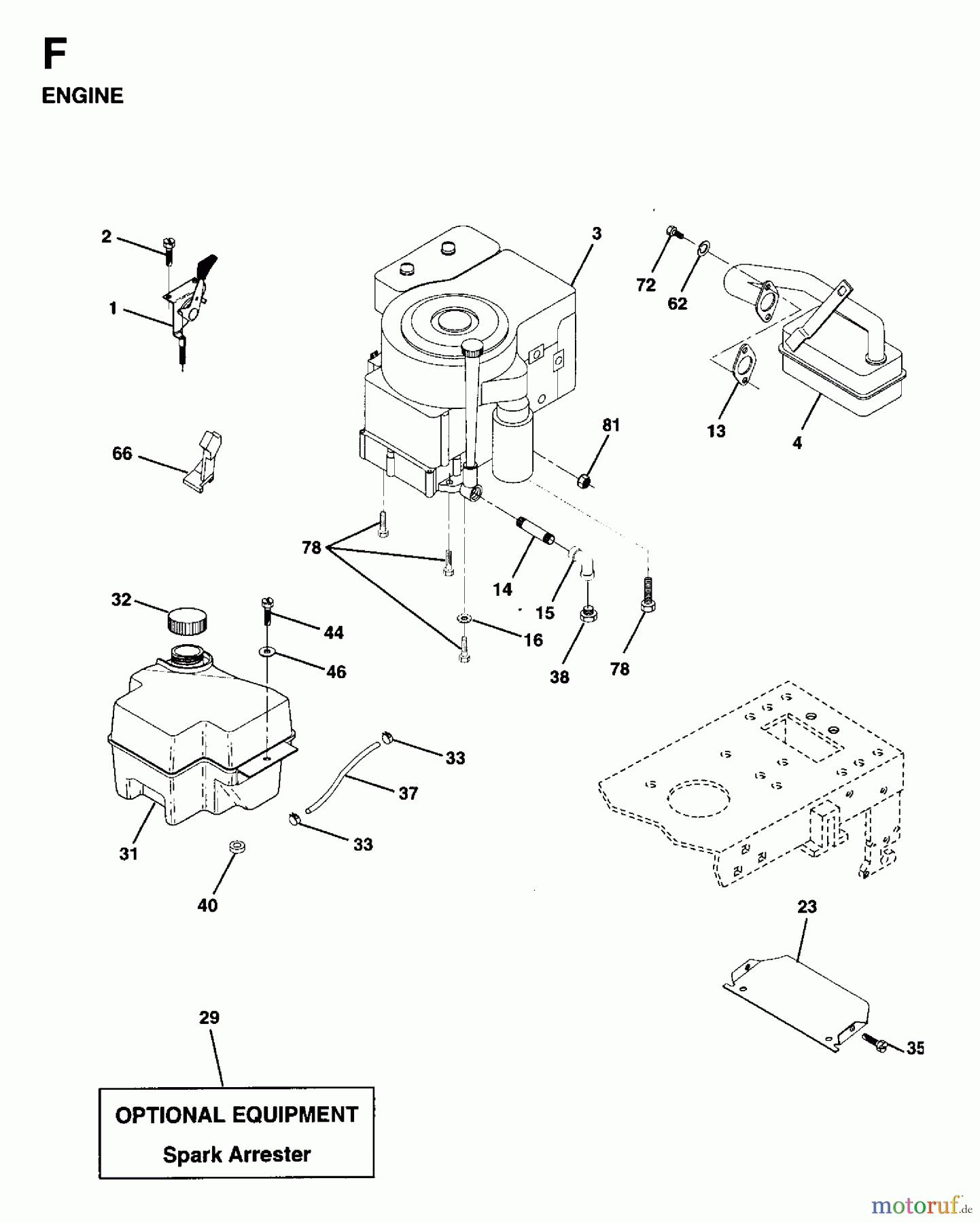 Jonsered Rasen und Garten Traktoren LT13 (954130001) - Jonsered 42