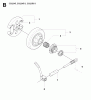 Jonsered CS2250 S - Chainsaw (2008-09) Ersatzteile CLUTCH OIL PUMP