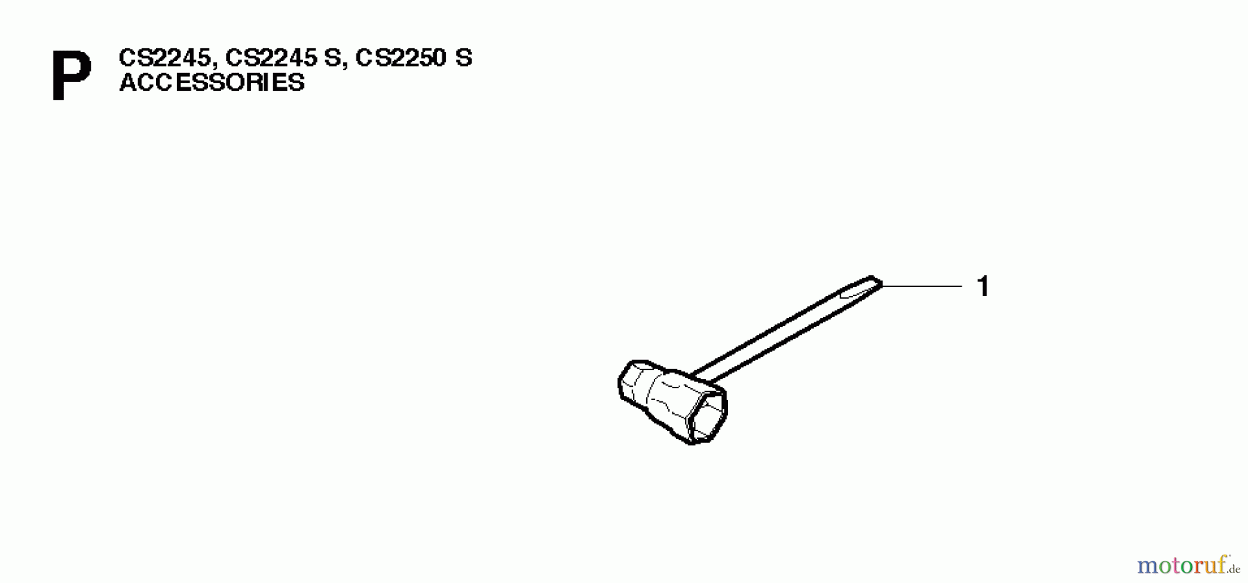 Jonsered Motorsägen CS2250 S - Jonsered Chainsaw (2010-07) ACCESSORIES