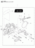 Jonsered CS2245 - Chainsaw (2010-07) Ersatzteile CHAIN BRAKE CLUTCH COVER