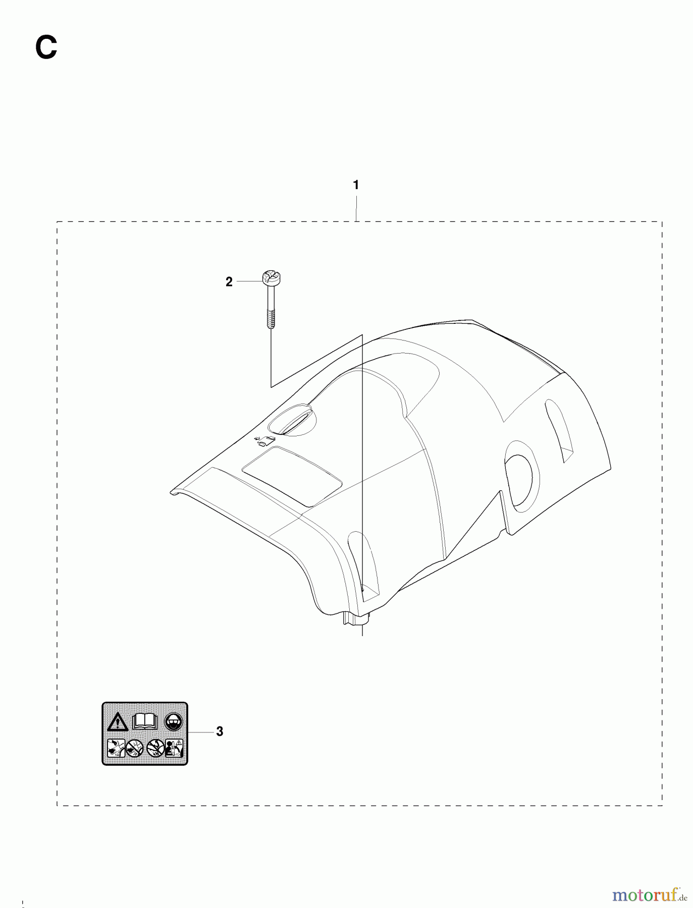 Jonsered Motorsägen CS2255 - Jonsered Chainsaw (2008-03) CYLINDER COVER
