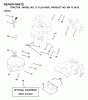 Jonsered LT13 (J81342F, 954130035) - Lawn & Garden Tractor (2000-04) Ersatzteile ENGINE CUTTING EQUIPMENT