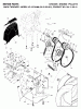 Jonsered ST 2106 (961910012, 96191001201) - Snow Thrower (2007-01) Ersatzteile CHASSIS ENGINE PULLEYS