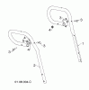 Jonsered ST 2106 (96191002008) - Snow Thrower (2012-06) Ersatzteile HANDLE #4