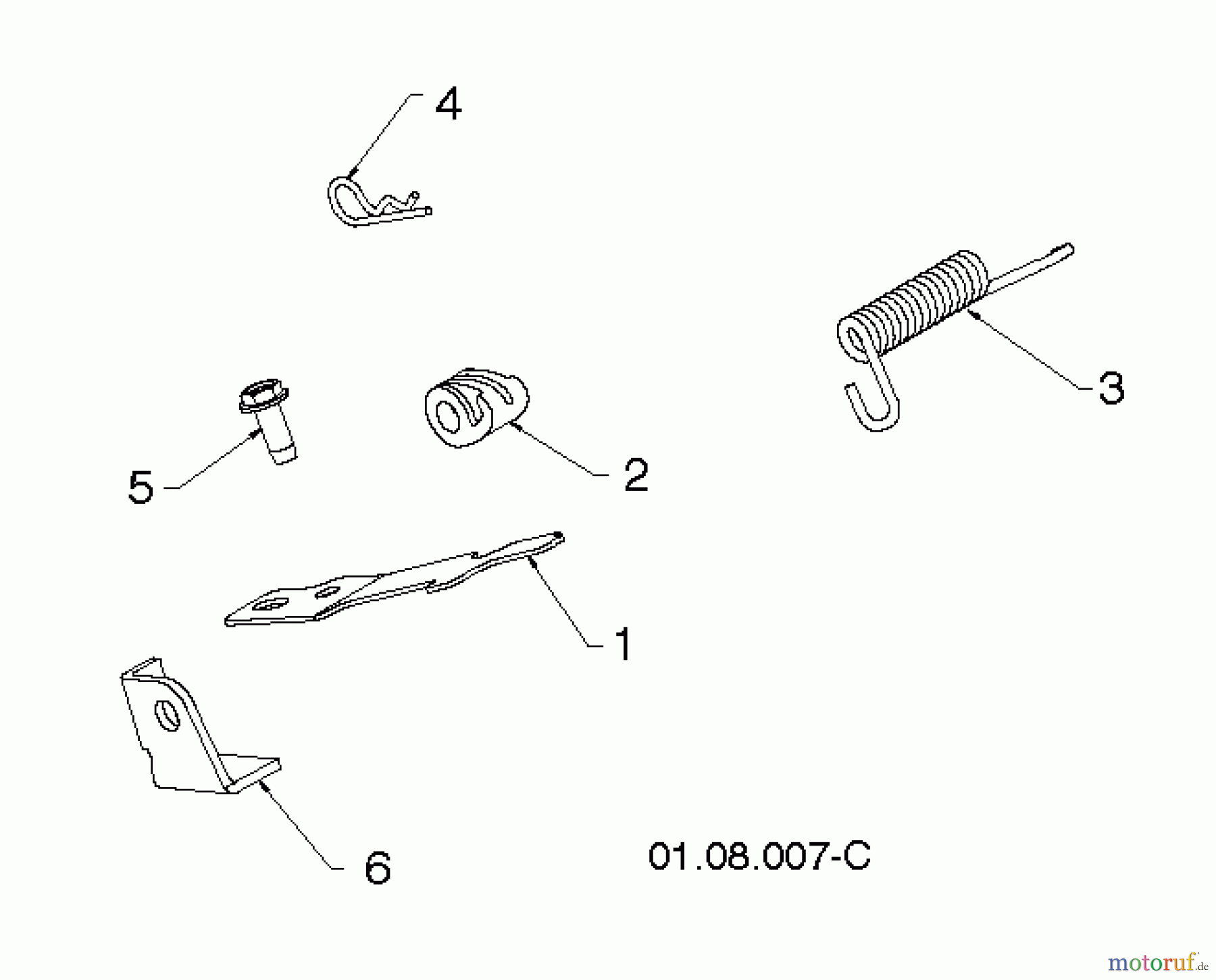 Jonsered Schneefräsen ST 2106 (96191002008) - Jonsered Snow Thrower (2012-06) HANDLE #6