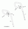 Jonsered ST 2106 (96191002009) - Snow Thrower (2012-05) Ersatzteile HANDLE #5