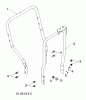 Jonsered ST 2106 (96191002009) - Snow Thrower (2012-05) Ersatzteile HANDLE #6