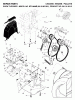 Jonsered ST 2109 E (96191001301) - Snow Thrower (2007-01) Ersatzteile CHASSIS ENGINE PULLEYS