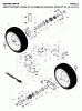Jonsered ST 2109 E (96191001303) - Snow Thrower (2007-01) Ersatzteile WHEELS TIRES