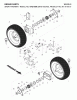 Jonsered ST 2109 E (96191002100) - Snow Thrower (2007-10) Ersatzteile WHEELS TIRES