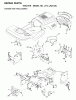 Jonsered LT13 (JNA13A) - Lawn & Garden Tractor (2001-05) Ersatzteile CHASSIS ENCLOSURES