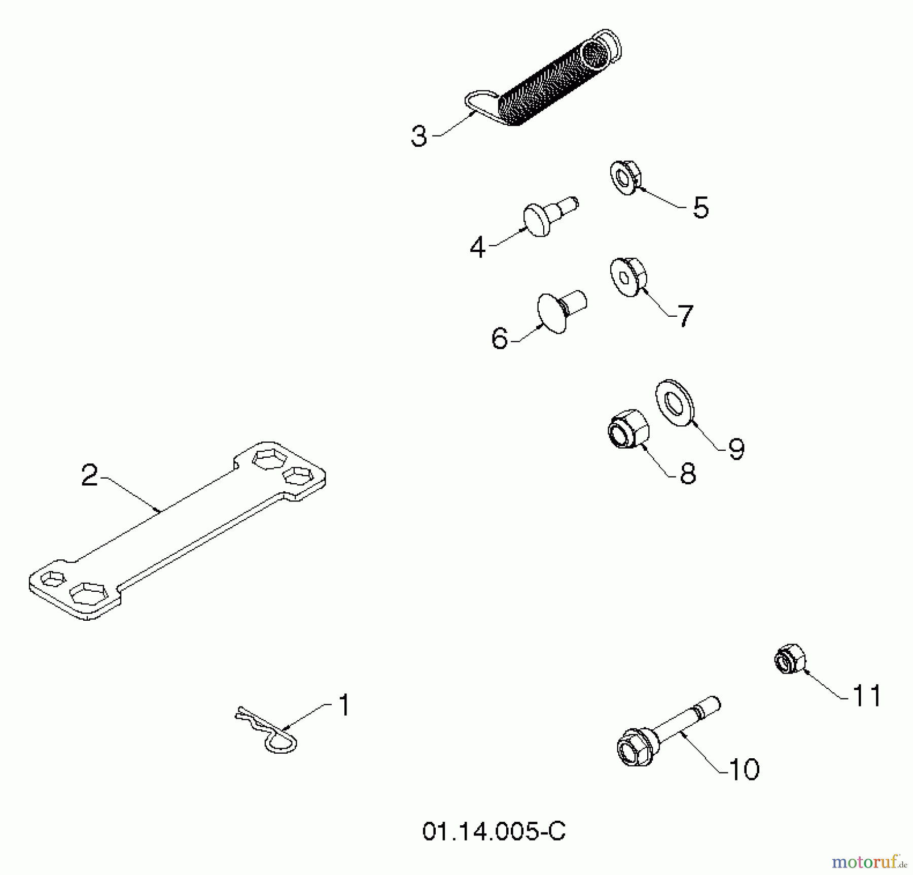 Jonsered Schneefräsen ST 2109 E (96191004003) - Jonsered Snow Thrower (2011-07) ACCESSORIES #2