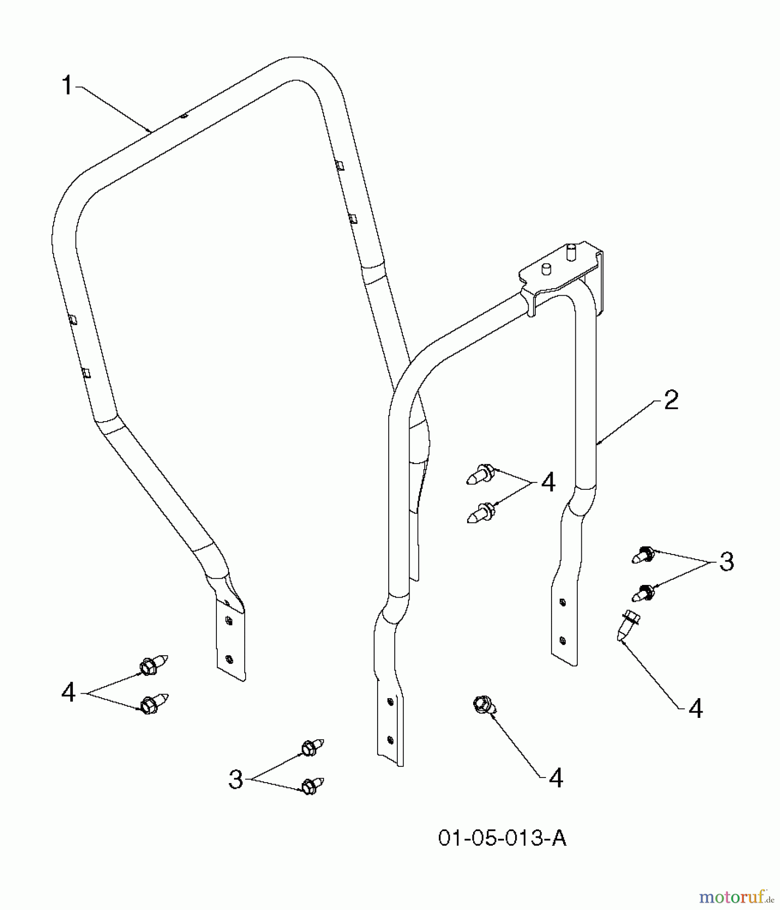Jonsered Schneefräsen ST 2109 E (96191004003) - Jonsered Snow Thrower (2011-07) HANDLE #5