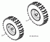 Jonsered ST 2109 E (96191004003) - Snow Thrower (2011-07) Ersatzteile WHEELS TIRES #1