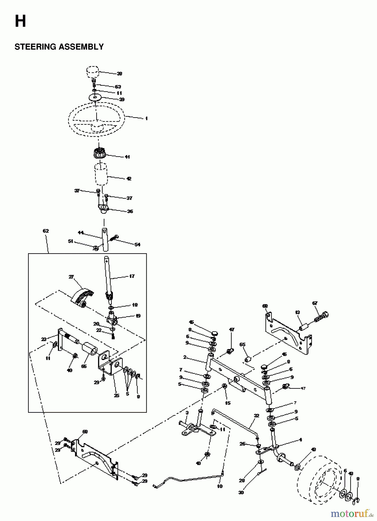  Jonsered Rasen  und Garten Traktoren LT13 - Jonsered 42