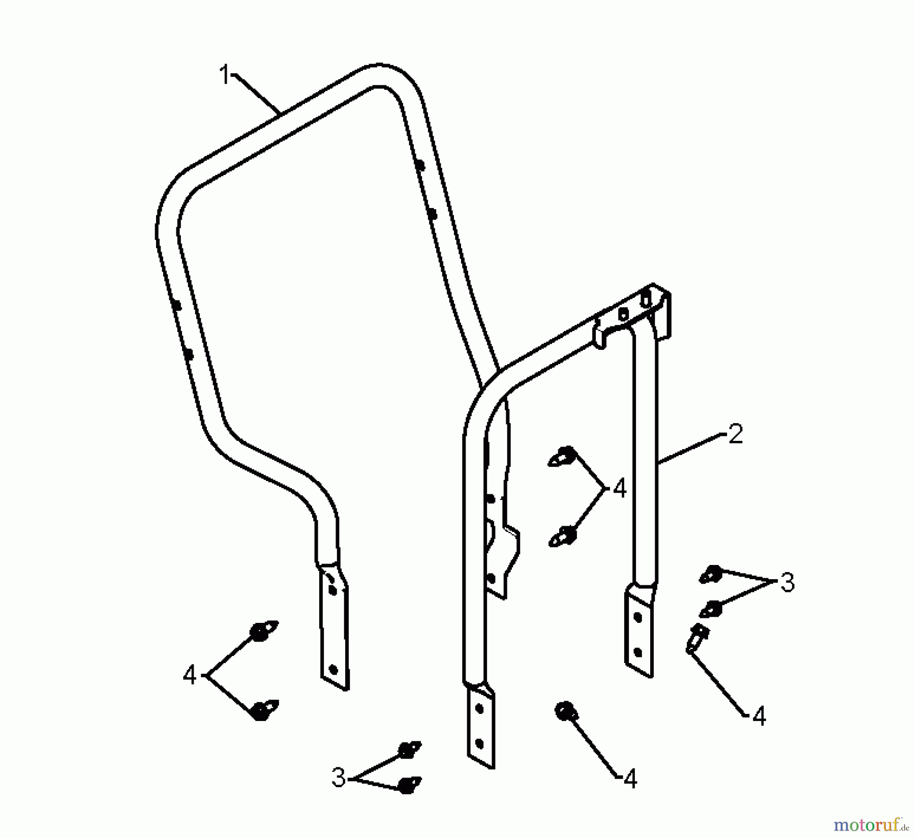 Jonsered Schneefräsen ST 2111 E (96191002204) - Jonsered Snow Thrower (2008-09) HANDLE #4