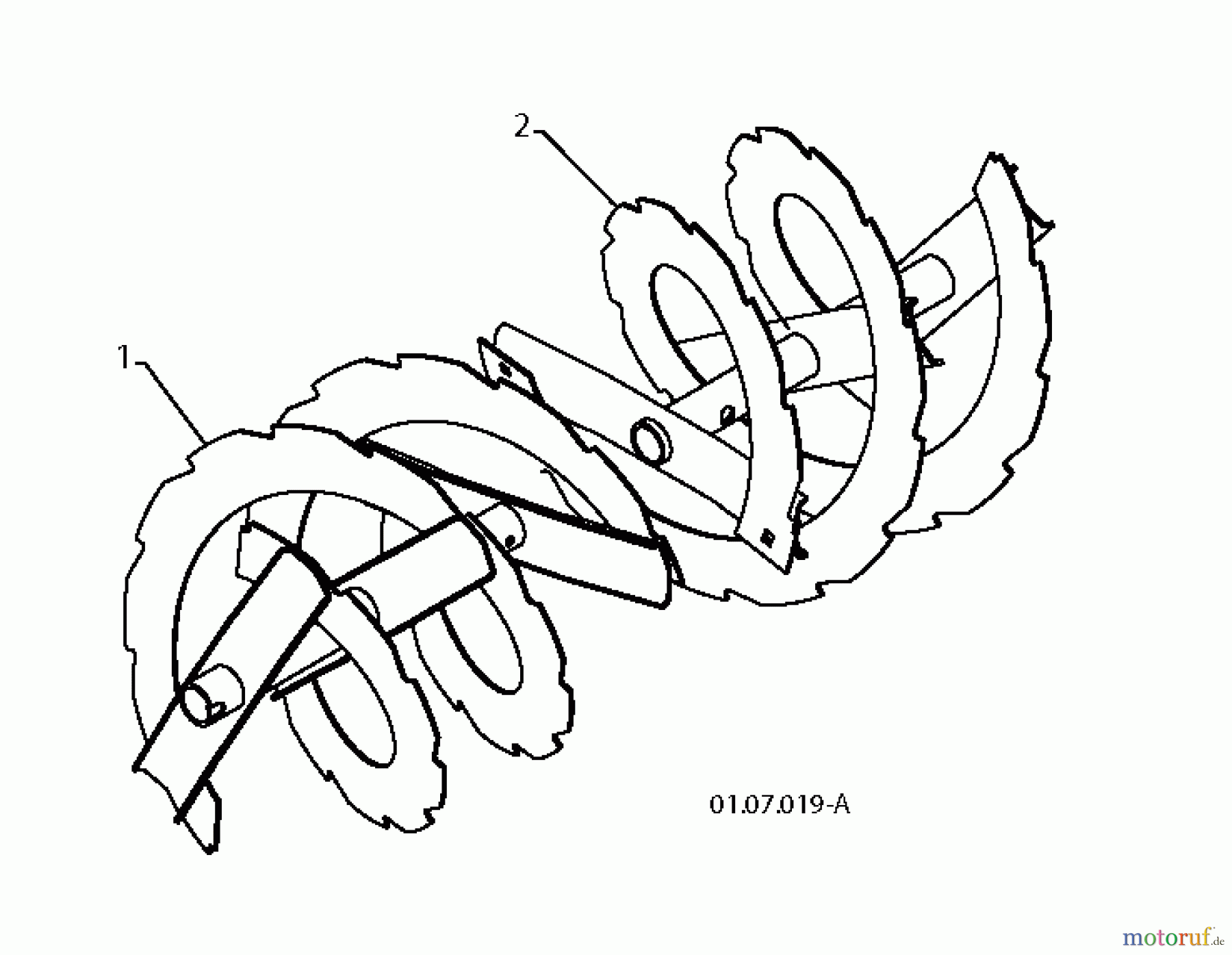 Jonsered Schneefräsen ST 2111 E (96191004104) - Jonsered Snow Thrower (2012-10) AUGER HOUSING IMPELLER #4