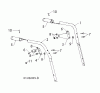 Jonsered ST 2111 E (96191004105) - Snow Thrower (2012-05) Ersatzteile HANDLE CONTROLS F