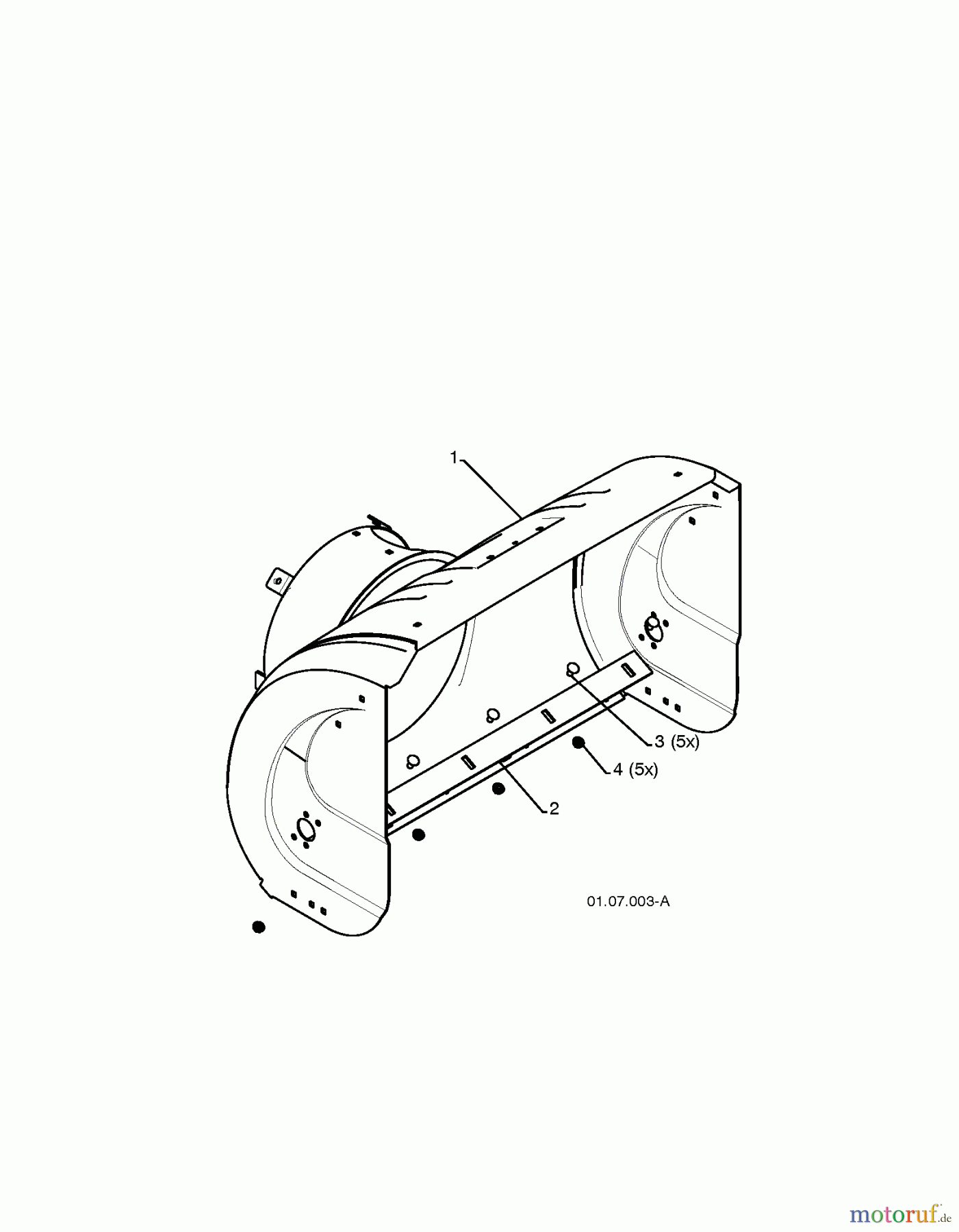  Jonsered Schneefräsen ST 2111 E - Jonsered Snow Thrower (2010-06) AUGER HOUSING IMPELLER #6