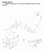 Jonsered LT13A (JLTA13B, 954130046) - Lawn & Garden Tractor (2001-02) Ersatzteile MOWER LIFT / DECK LIFT