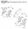 Jonsered CT2105F (960810001, 96081000103) - Cultivator (2007-02) Ersatzteile TINE ASSEMBLY