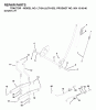 Jonsered LT13A (JLTA13C, 954130046) - Lawn & Garden Tractor (2001-09) Ersatzteile MOWER LIFT / DECK LIFT