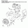 Jonsered CT2105R (J2105RB, 954130096) - Cultivator (2004-01) Ersatzteile MAINFRAME RIGHT SIDE