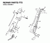 Jonsered RT5 (954003451) - Rear-Tine Tiller (1996-01) Ersatzteile HANDLE #2
