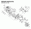 Jonsered RT5 (954003451) - Rear-Tine Tiller (1996-01) Ersatzteile MAINFRAME LEFT SIDE