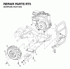 Jonsered RT5 (954003451) - Rear-Tine Tiller (1996-01) Ersatzteile MAINFRAME RIGHT SIDE