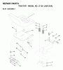 Jonsered LT13A (JNA13HA) - Lawn & Garden Tractor (2001-05) Ersatzteile SEAT