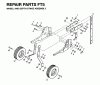 Jonsered RT5 (954003451) - Rear-Tine Tiller (1996-01) Ersatzteile WHEEL DEPTH STAKE ASSEMBLY