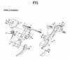 Jonsered RT5 (954003451) - Rear-Tine Tiller (1997-01) Ersatzteile HANDLE #2