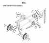 Jonsered RT5 (954003451) - Rear-Tine Tiller (1997-01) Ersatzteile WHEEL DEPTH STAKE ASSEMBLY