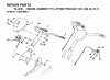 Jonsered FT5 (JFT5M, 954003311) - Front-Tine Tiller (2000-02) Ersatzteile HANDLE CONTROLS