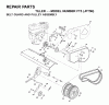Jonsered FT5 (JFT5N) - Front-Tine Tiller (2001-01) Ersatzteile BELT GUARD PULLEY