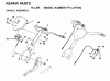 Jonsered FT5 (JFT5N) - Front-Tine Tiller (2001-01) Ersatzteile HANDLE CONTROLS