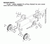 Jonsered FT5 (JFT5Q, 954130056) - Front-Tine Tiller (2002-03) Ersatzteile WHEEL DEPTH STAKE ASSEMBLY