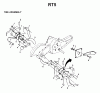 Jonsered FT5 - Front-Tine Tiller (1998-04) Ersatzteile TINE ASSEMBLY