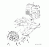 Jonsered MRT 6 (96091002100) - Rear-Tine Tiller (2010-10) Ersatzteile MAIN FRAME RIGHT SIDE