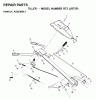 Jonsered RT5 (JRT5P) - Rear-Tine Tiller (2000-02) Ersatzteile HANDLE