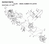 Jonsered RT5 (JRT5P) - Rear-Tine Tiller (2000-02) Ersatzteile MAINFRAME LEFT SIDE