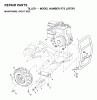 Jonsered RT5 (JRT5P) - Rear-Tine Tiller (2000-02) Ersatzteile MAINFRAME RIGHT SIDE