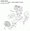 Jonsered RT5 (JRT5Q) - Rear-Tine Tiller (2001-01) Ersatzteile MAINFRAME RIGHT SIDE