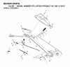 Jonsered RT5 (JRT5S, 954130057) - Rear-Tine Tiller (2002-03) Ersatzteile HANDLE CONTROLS